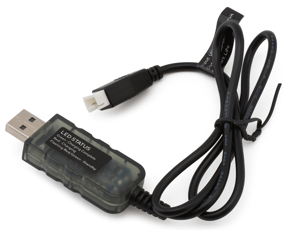 Redcat MT-18/ascent-18 USB Battery Charger W/ph2.54 Jst-xh 3-pin Connector RER31099