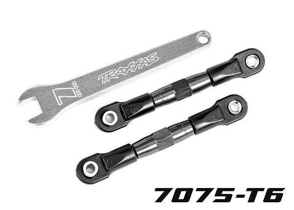 Traxxas Tubes 56mm Gray Aluminum Rear Camber Links (2) TRA2443A
