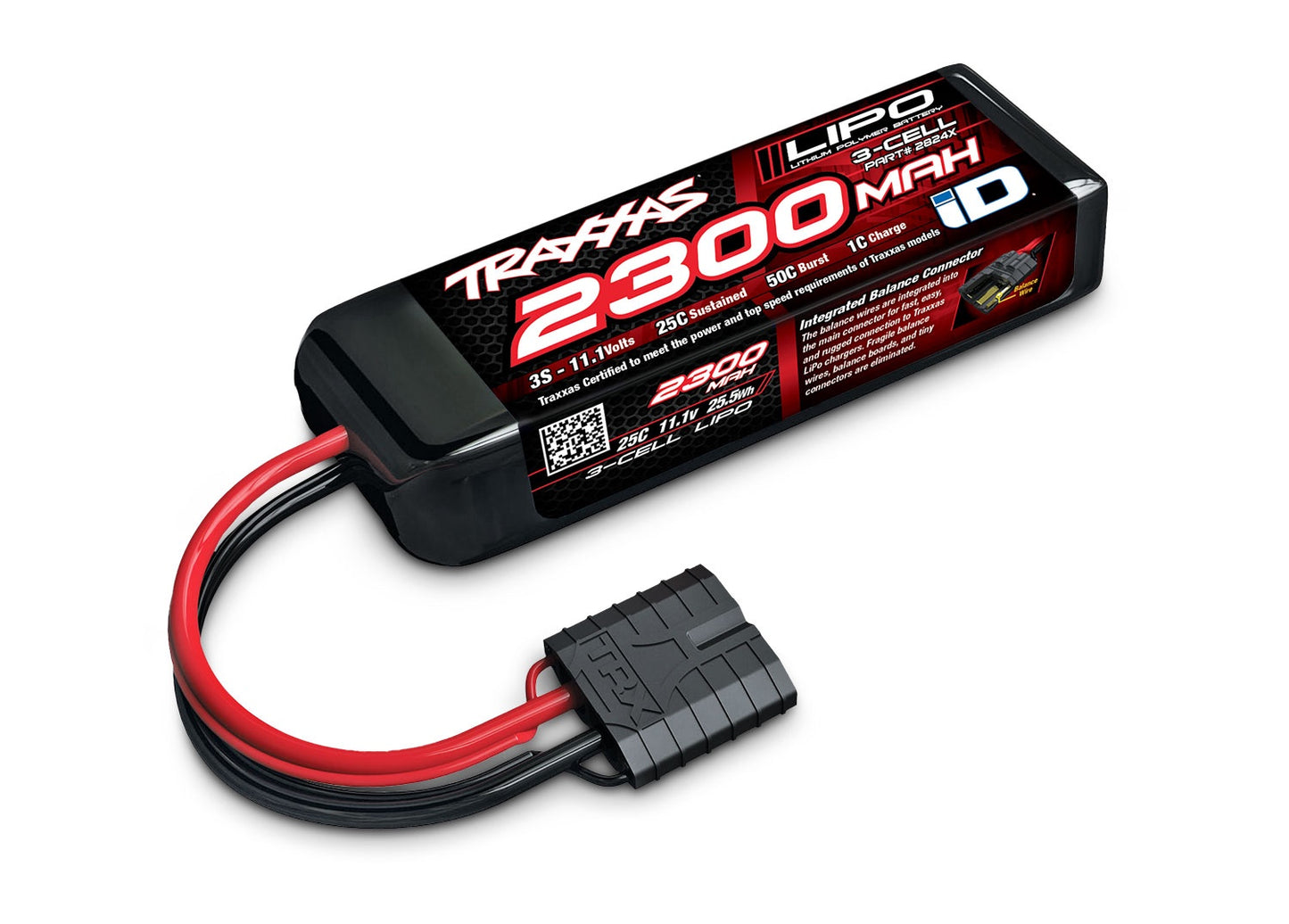 Traxxas 2300mAh 11.1 Volt 3-cell Lipo Battery TRA2824X