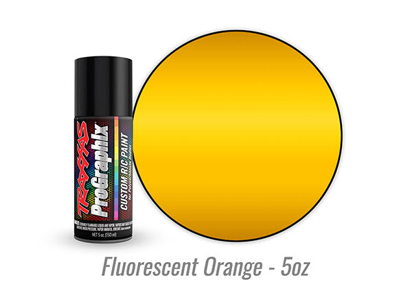 Traxxas Fluorescent Orange Prographix Spray Paint (5oz) TRA5061