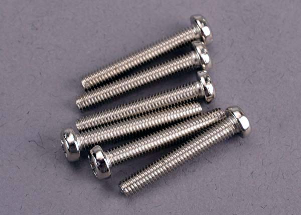 Traxxas Round-head Machine Screws 3x20mm (6) TRA2566