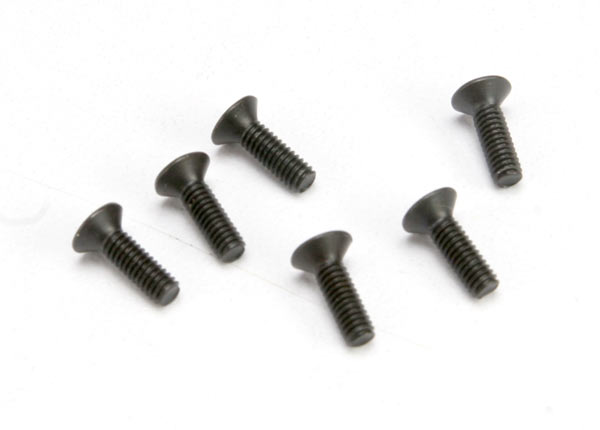 Traxxas Countersunk Machine Screws 2.5x8mm (6) TRA2524