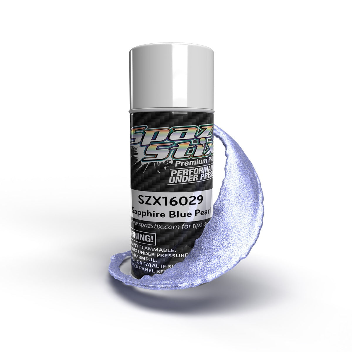 Spaz Stix Sapphire Blue Pearl Aerosol Paint SZX16029