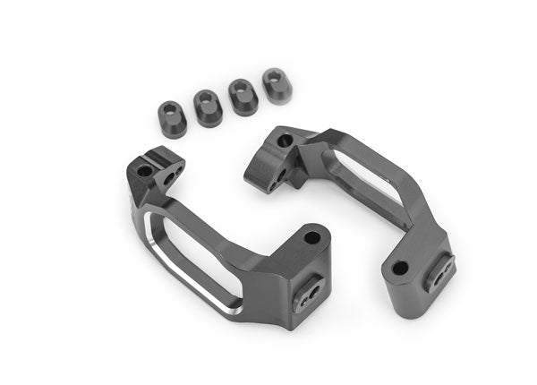 Traxxas Gray Aluminum Caster Blocks (L&R) TRA10232-GRAY