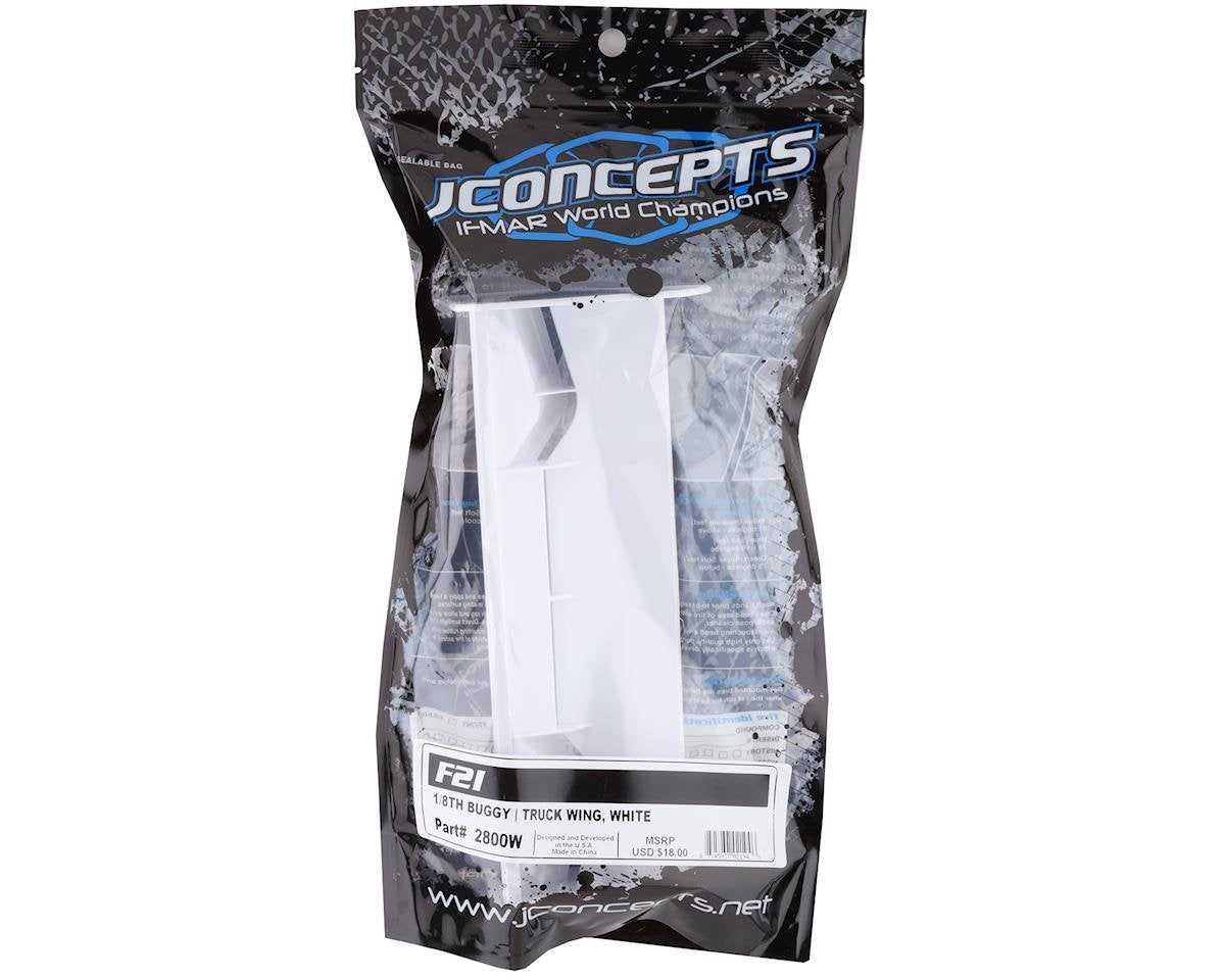 JConcepts F2I 1/8 Off Road Wing (White) JCO2800W