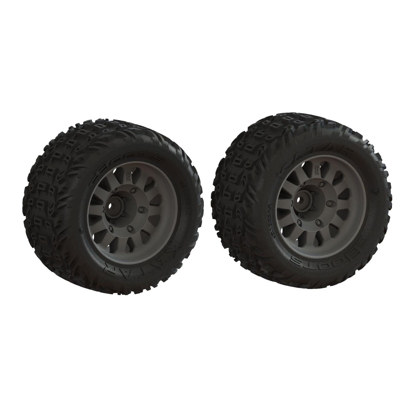 ARRMA Dboots 'katar' Tire Set Glued (1 Pair) ARA-1553
