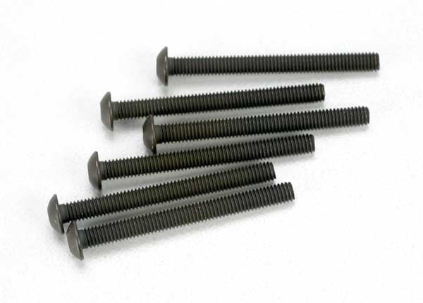 Traxxas Button-head Machine Screws 3x30mm (6) TRA2582
