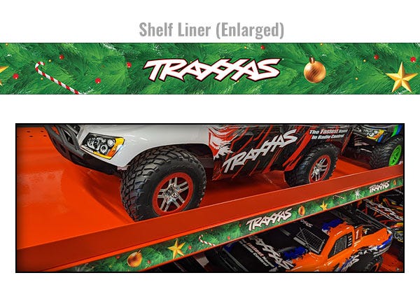 Traxxas Holiday Shelf Liner Grn Vinyl TRA61828