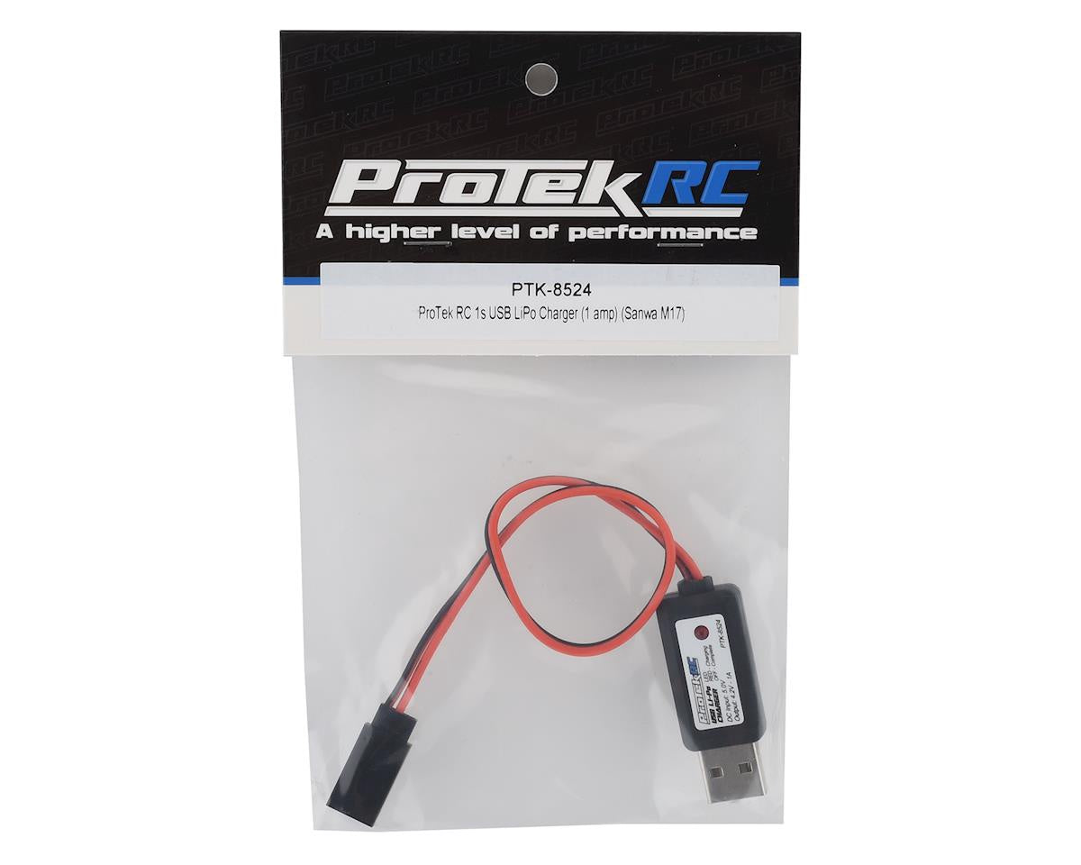 ProTek 1S USB Lipo Charger (1 Amp) (Sanwa M17 & MT44) PTK-8524