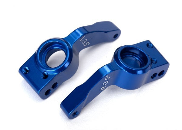 Traxxas Blue Aluminum Rear Axle Carriers (L&R) TRA6455