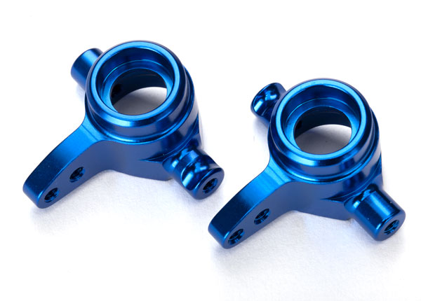 Traxxas Blue Aluminum Steering Blocks (L&R) TRA6439