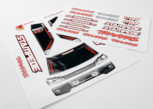 Traxxas Stampede 2WD Decal Sheet TRA3616