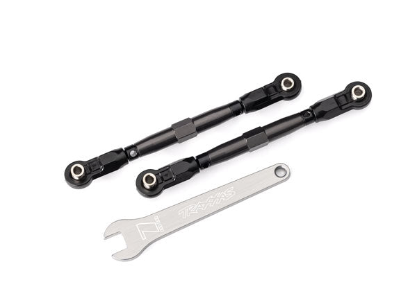 Traxxas Tubes 88mm Gray Aluminum Toe Links (2) TRA8948-GRAY