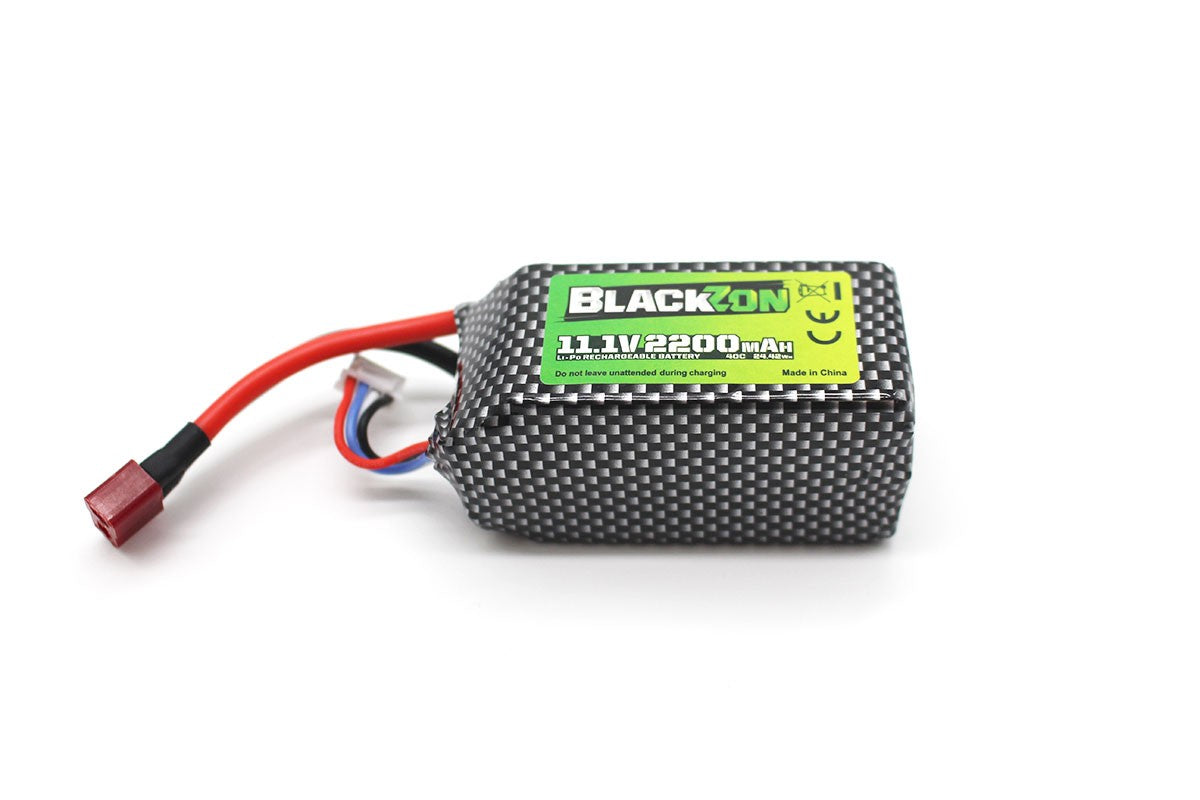 BlackZon Smyter MT Turbo Battery Pack (LiPo 11.1V, 2200mAh), w/T-Plug BZN540248