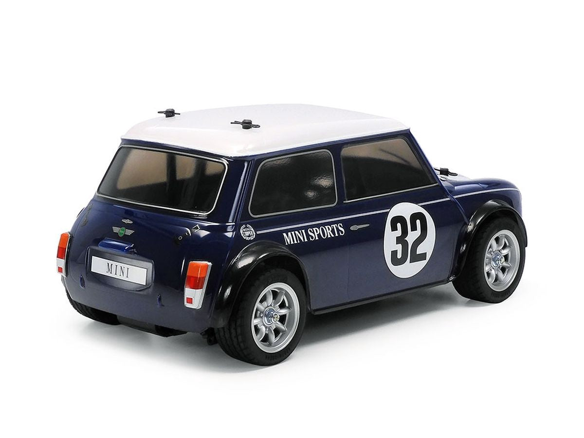 Tamiya RC Mini Cooper Racing, Blue Painted Body, MB-01 TAM47515