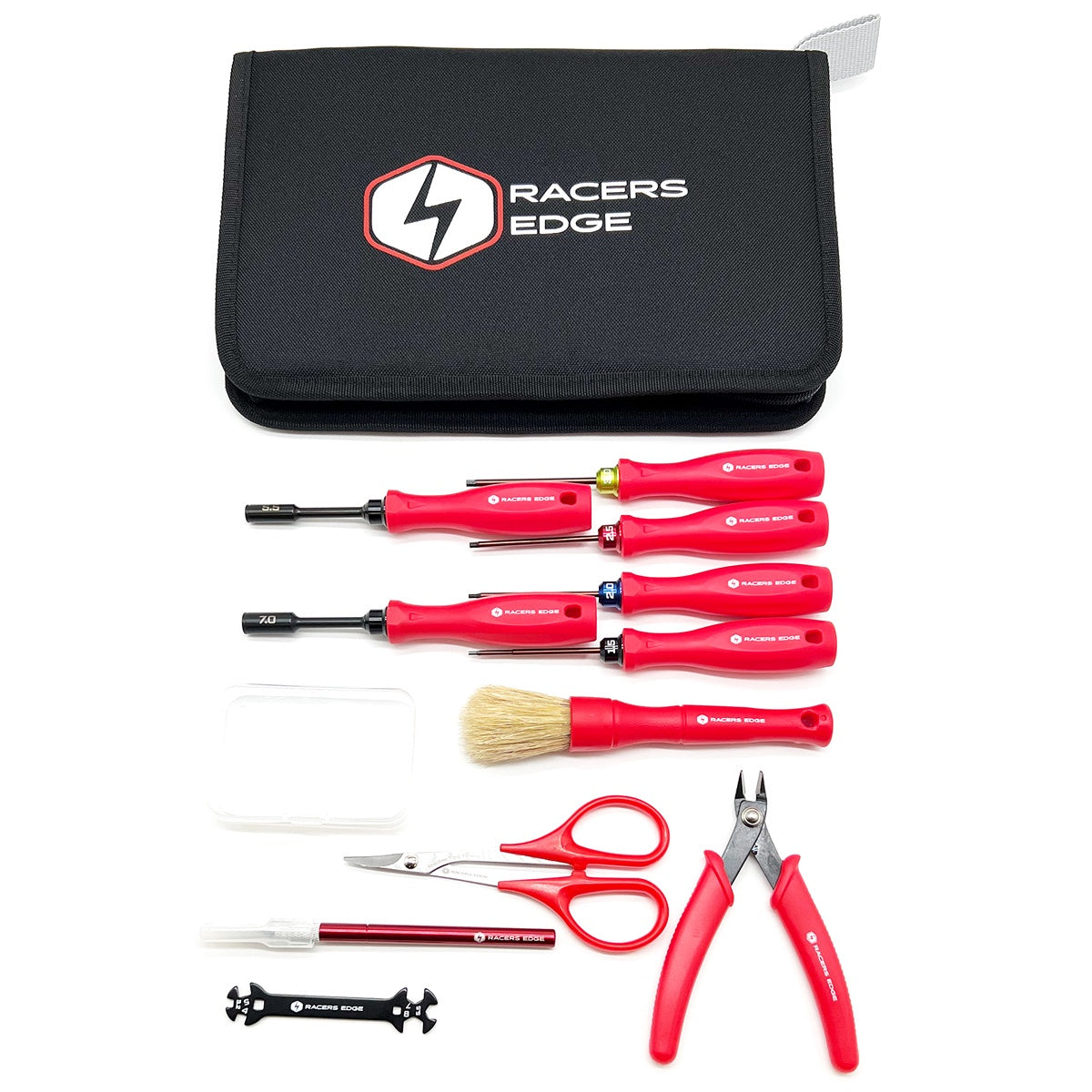 Racers Edge 11 Piece Complete Tool Set w/ Tool Case RCE70000