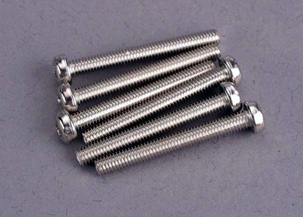 Traxxas Round-head Machine Screws 3x25mm (6) TRA2569