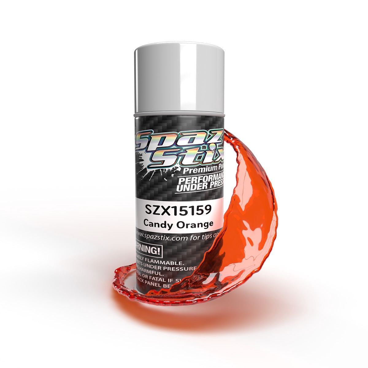 Spaz Stix Candy Orange Aerosol Paint 3.5oz SZX15159