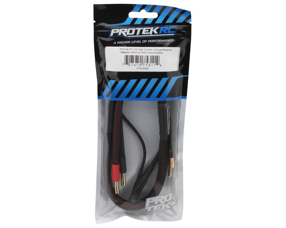 ProTek 2S High Current Charge/balance Adapter (4mm to 5mm Solid Bullets) PTK-5342