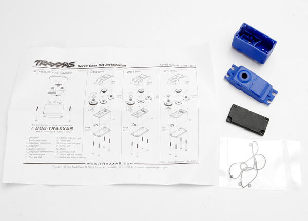 Traxxas 2056, 2075 Servo Case & Gaskets TRA2074