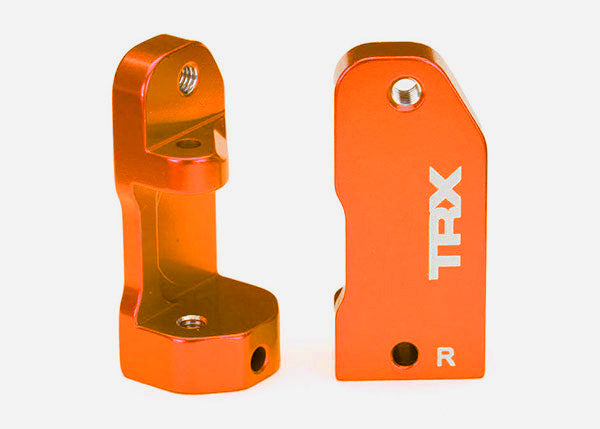 Traxxas Orange Aluminum Caster Blocks (L&R) TRA3632T