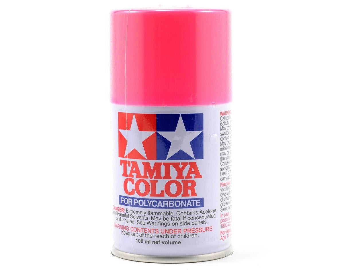 Tamiya Paint for Polycarbonate, PS-29 Fluorescent Pink, Spray 100ml TAM86029