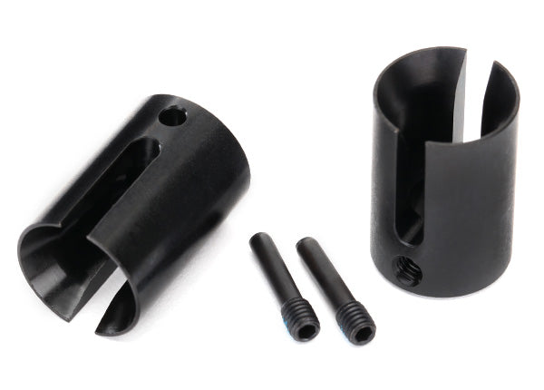 Traxxas Machined Steel Drive Cups (2) w/ Screws TRA8652