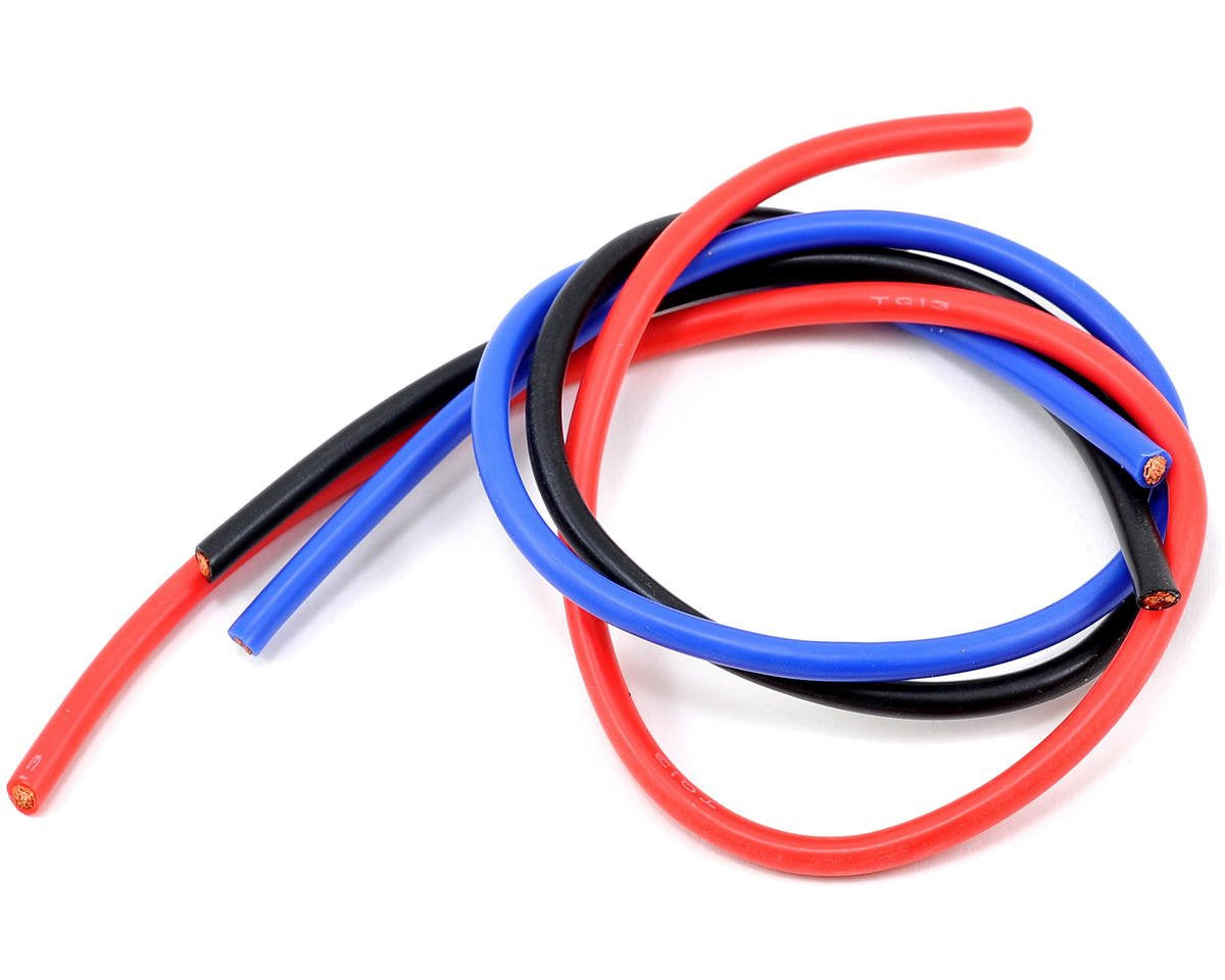 TQ Wire Silicone Wire Kit (Black, Red & Blue) (1' Each) (13AWG) TQW1303