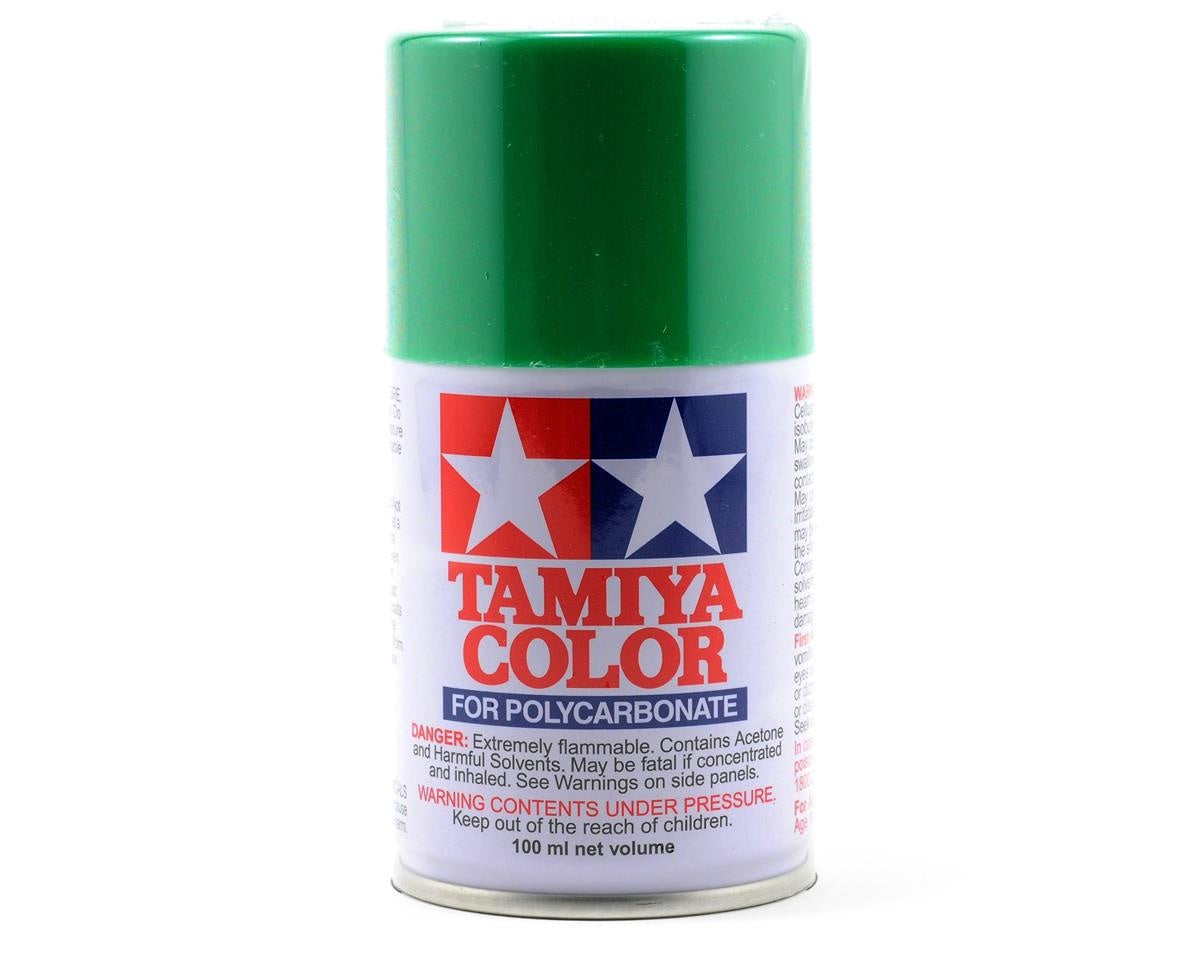 Tamiya Paint for Polycarbonate, PS-25 Bright Green, Spray 100ml TAM86025