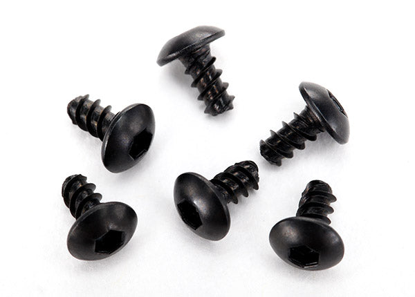 Traxxas Button-head Self-tapping Screws 2.6x5mm (6) TRA7944