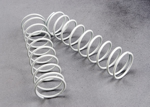 Traxxas White Rear Springs (2) TRA3757X