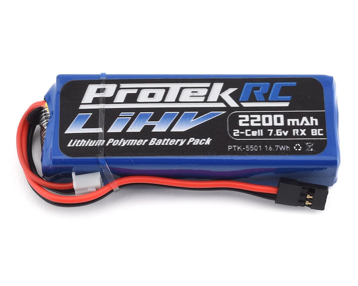 ProTek Hv Lipo Receiver Battery Pack (Mugen/ae/8ight-x) (7.6v/2200mah) PTK-5501