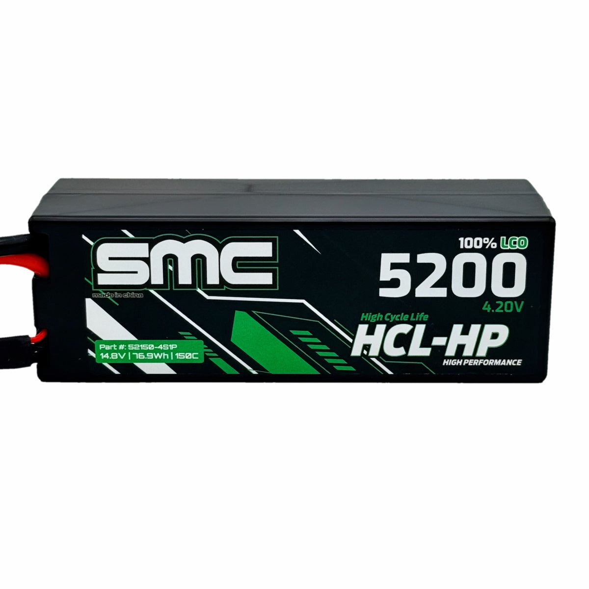 SMC Hcl-hp 14.8v-5200mah 150C Hardcase w/ SC5 Connector SMC 52150-4S1P-SC5
