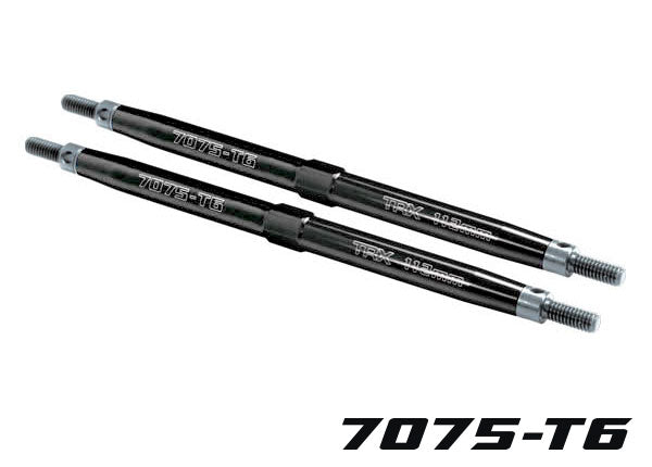 Traxxas Tubes 112mm Black Aluminum Front Toe Links (2) TRA5141A