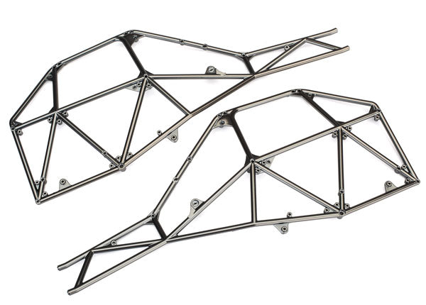 Traxxas Satin Black Chrome Tube Chassis Side Sections (L&R) TRA8430X