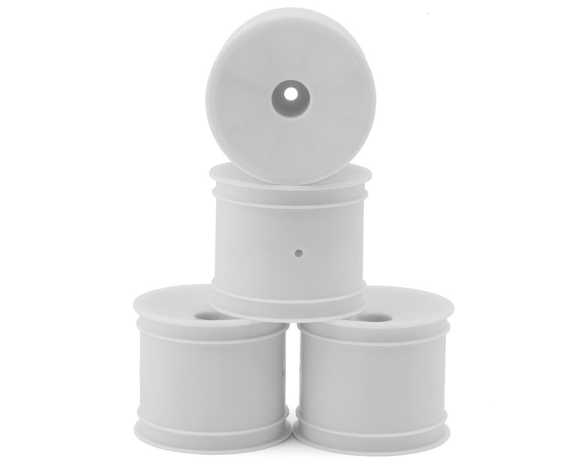 JConcepts 12mm Hex Mono 1/10 Stadium Truck Wheel (4) (T4.1) (White) JCO3354W
