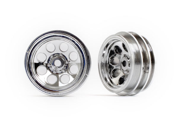 Traxxas TRX-4M 1" Chrome Wheels (2) TRA9870