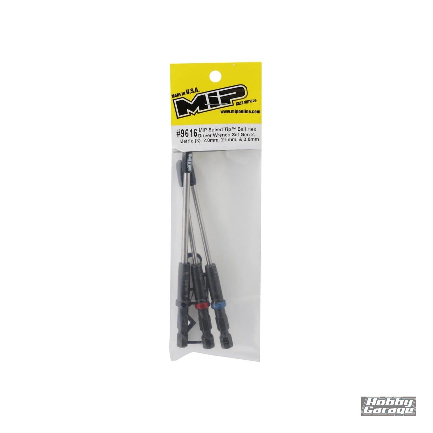 MIP Gen 2 Speed Tip Ball End Hex Wrench Set (2.0, 2.5 & 3.0mm) MIP9616