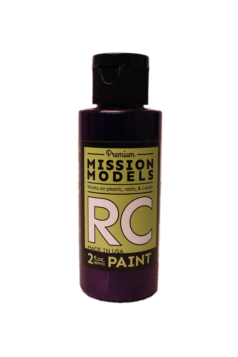 Mission Models Water-based RC Paint, 2oz Bottle, Iridescent Purple MMRC-031