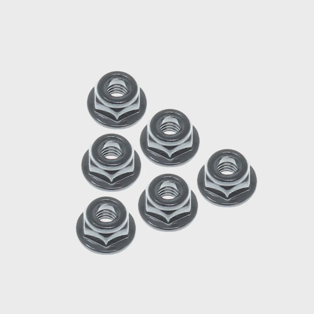 Redcat Racing RER12694 4mm Serrated Nylon Lock Nut (6pcs) RER12694