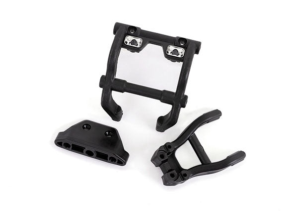 Traxxas LED Wheelie Bar Mounts w/ Rear Skid Plate TRA6777X