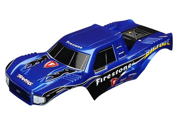 Traxxas Bigfoot Blue Firestone Body TRA3658