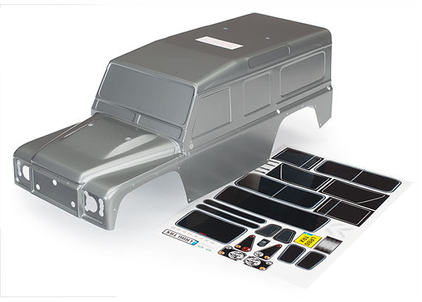 Traxxas TRX-4 Land Rover Defender Silver Body TRA8011X