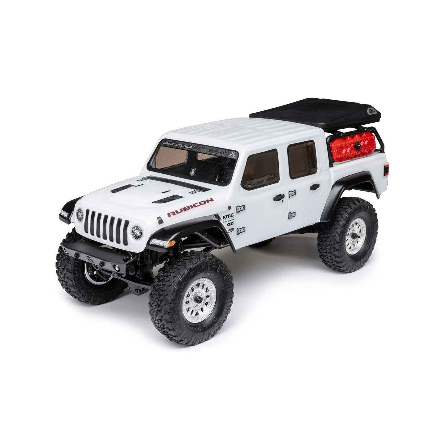 Axial 1/24 SCX24 Jeep Jt Gladiator 4WD Rock Crawler RTR, White AXI00005V2T4