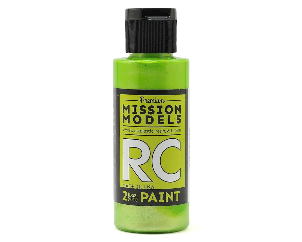 Mission Models RC Paint 2oz Bottle Pearl Lime MIOMMRC-028