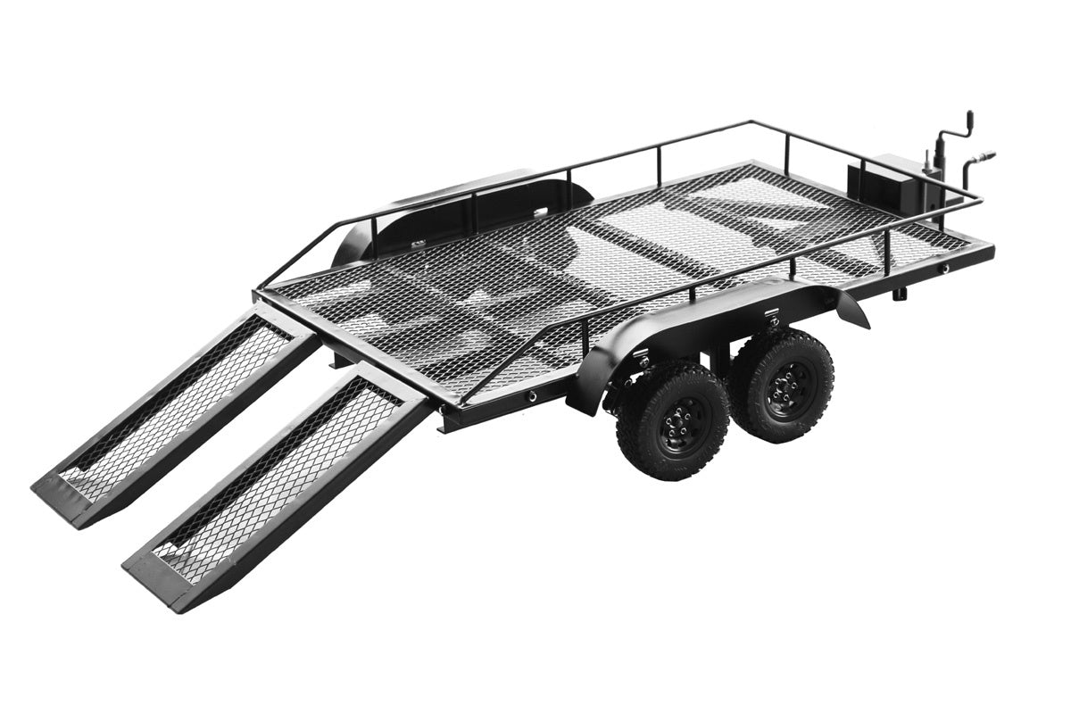 Racers Edge RCEPRO1500 1/10 Scale Full Metal Trailer w/ LED Lights This All Metal, RCEPRO1500