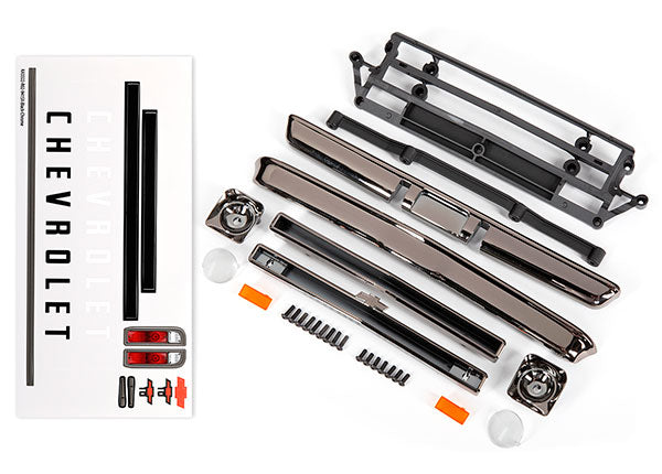 Traxxas C10 Drag Slash Black Chrome Body Accessories TRA9415X