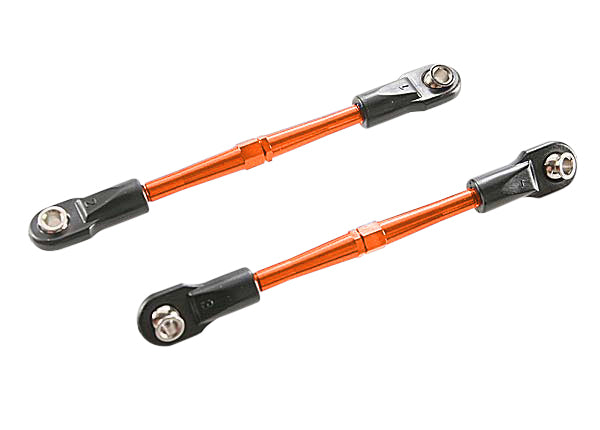 Traxxas 59mm Orange Aluminum Toe Links (2) TRA3139T