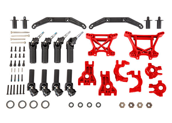 Traxxas Red Extreme Heavy-duty Upgrade Kit TRA9080R