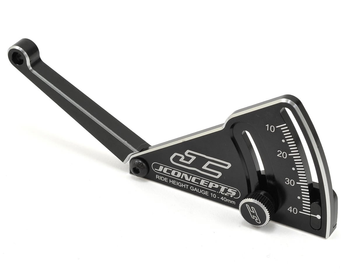 JConcepts Aluminum Ride Height Gauge (10-40mm) (Black) JCO2282-2